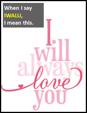 meaning of IWALU