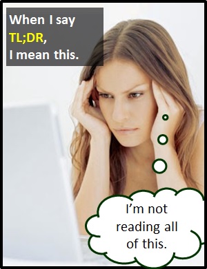 meaning of TLDR