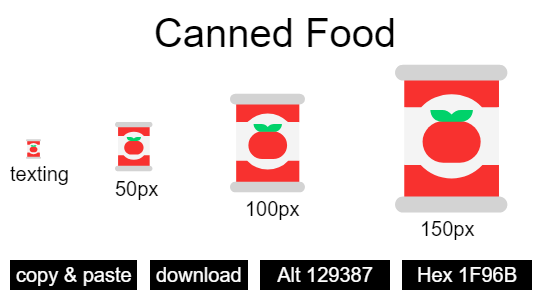 Canned Food emoji