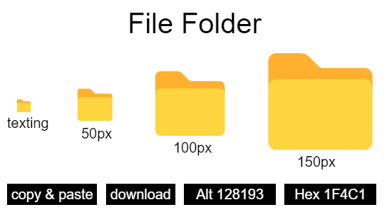 File Folder emoji