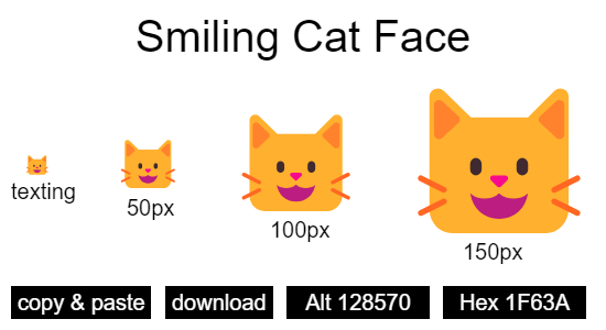 Smiling Cat Face emoji