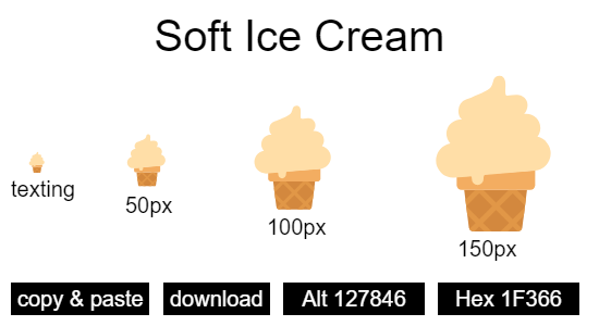 Soft Ice Cream emoji
