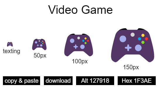 Video Game emoji