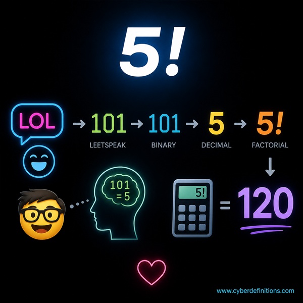 meaning of 5!