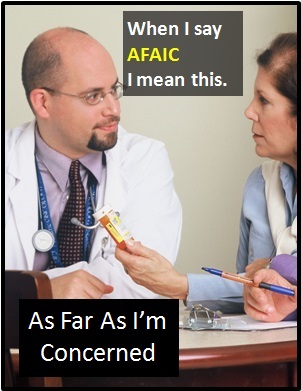 meaning of AFAIC