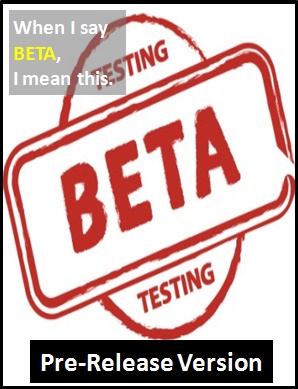 meaning of BETA
