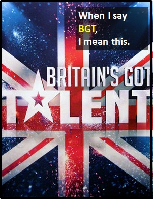 meaning of BGT