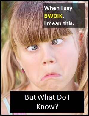 meaning of BWDIK