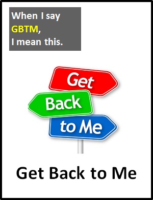 meaning of GBTM