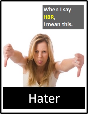 meaning of H8R