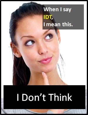 meaning of IDT