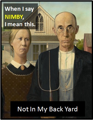 meaning of NIMBY