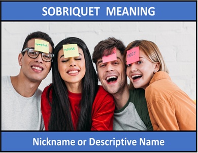 meaning of SOBRIQUET