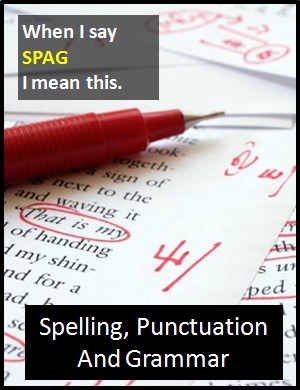 meaning of SPAG