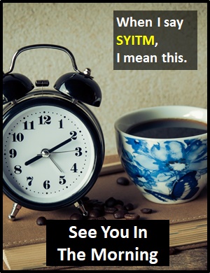 meaning of SYITM