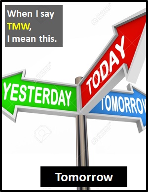 meaning of TMW