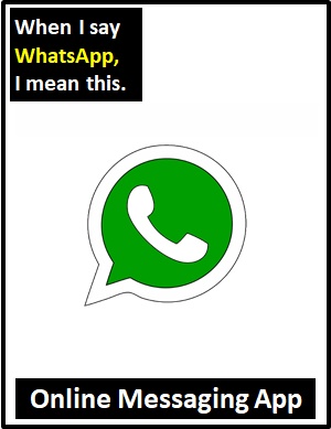 meaning of WhatsApp