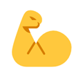 image for Mog, showing a the flexed bicep emoji