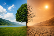 image showing a changing climate