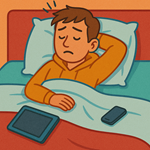 image for Crashing Out, showing a person lying in bed