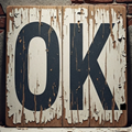 image for KDOT, showing the letters OK and a period