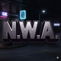 image for NWA, showing the letters N.W.A