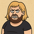 image for Neckbeard, showing a woman with a beard