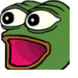 image for poggers showing Pepe the frog emoji