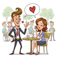 image for PUA, showing a guy trying to chat-up a girl