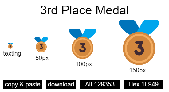 3rd Place Medal emoji