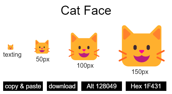 Cat Face emoji