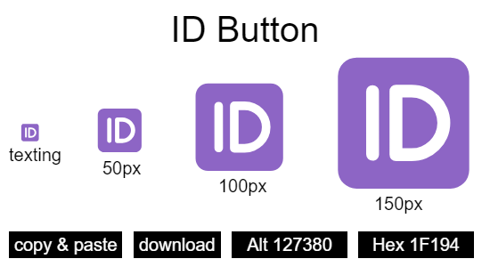 ID Button emoji