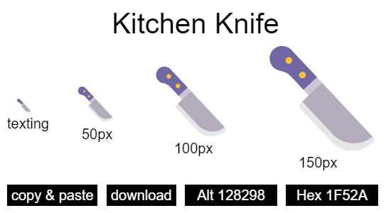Kitchen Knife emoji