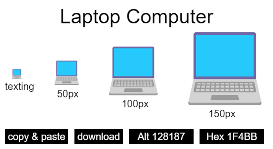 Laptop Computer emoji