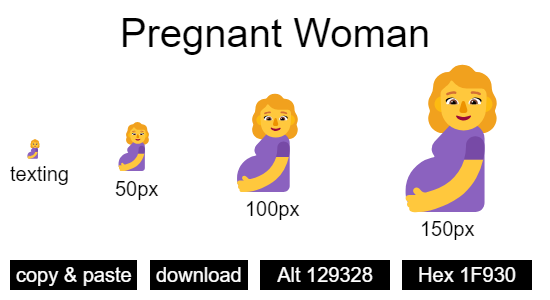 Pregnant Woman emoji