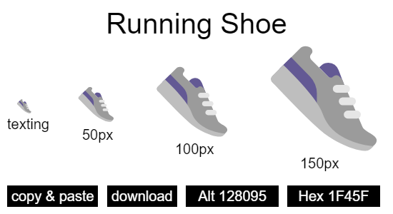 Running Shoe emoji