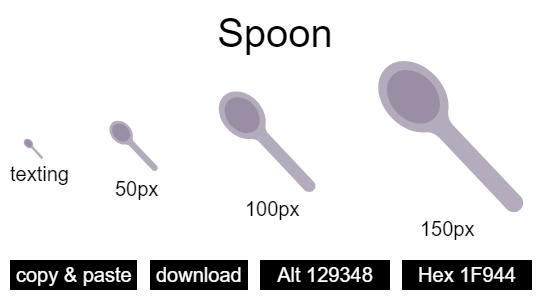 Spoon emoji