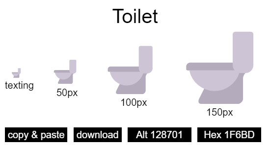 Toilet emoji