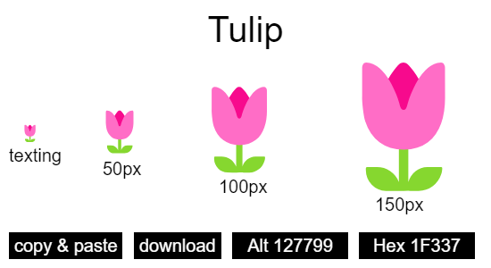 Tulip emoji