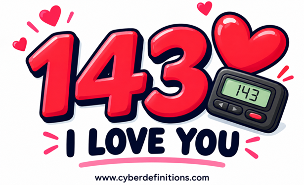 143 meaning: I Love You