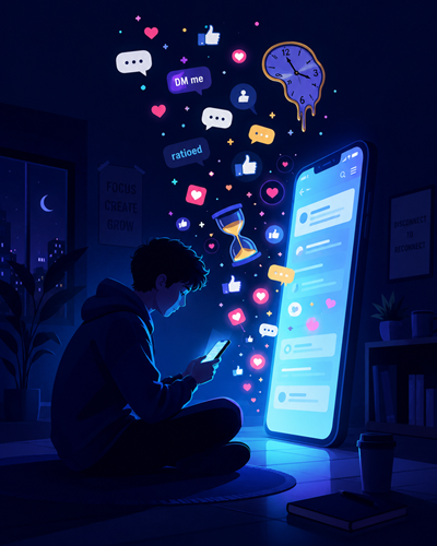 Image showing person looking at giant screen