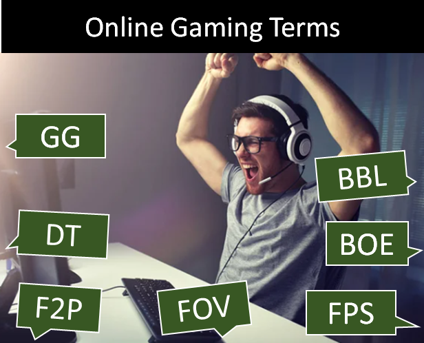 list of online gaming terms