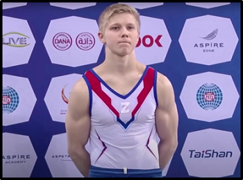 Russian Athlete with Letter Z