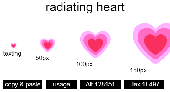 radiating-heart