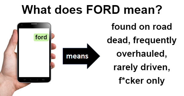 meaning of FORD